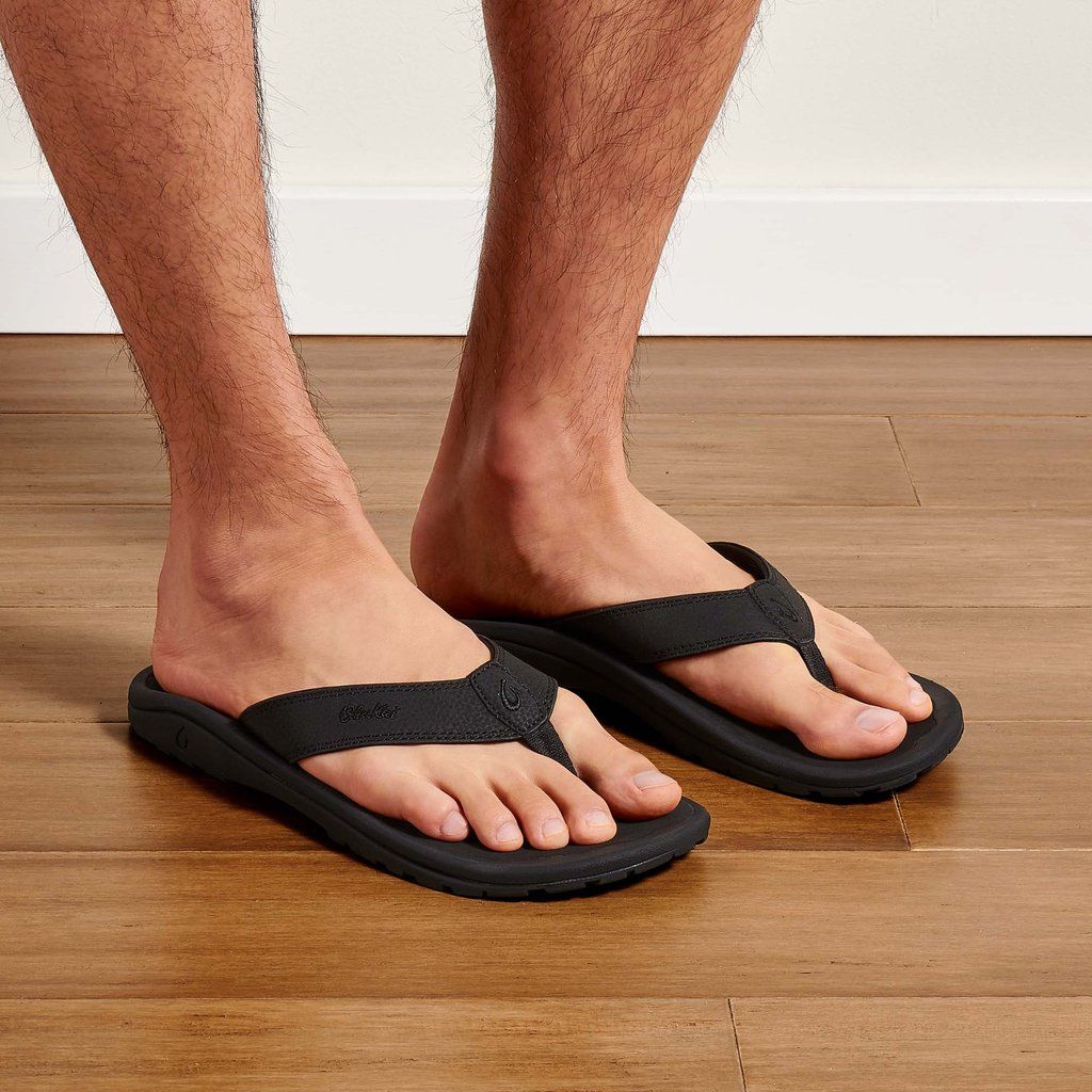 Sandalias Olukai ‘Ohana - Chanclas Hombre Negros 20851-430